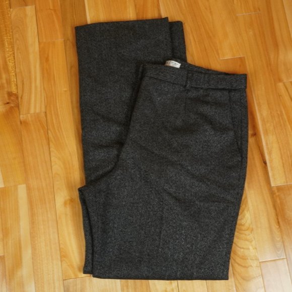 Pendleton Black and White Wool Blend Lined Dress Pants Size 12 - Picture 1 of 7